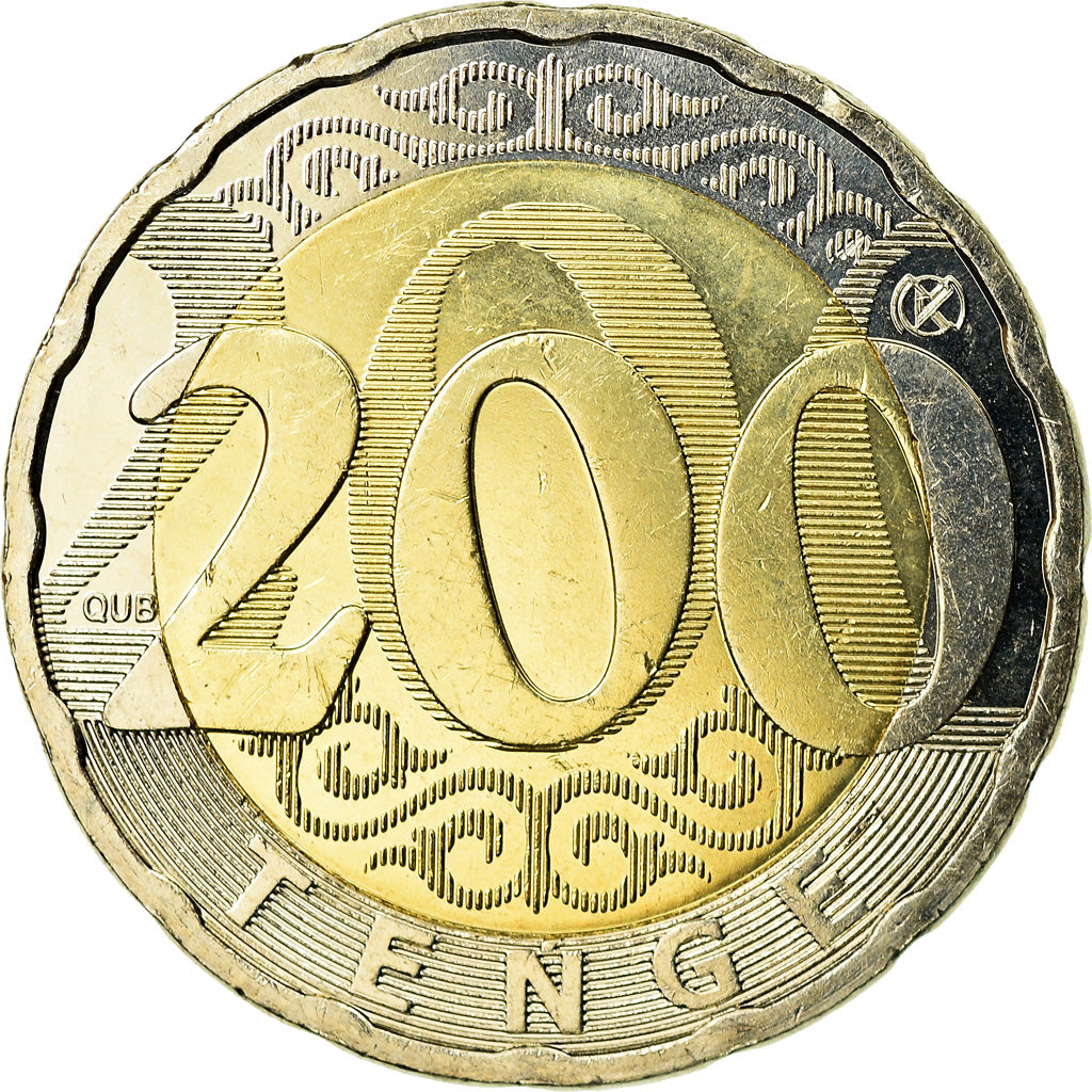 Moneda, Kazajistán, 200 Tenge, 2020, Kazakhstan Mint, SC, Bimetálico