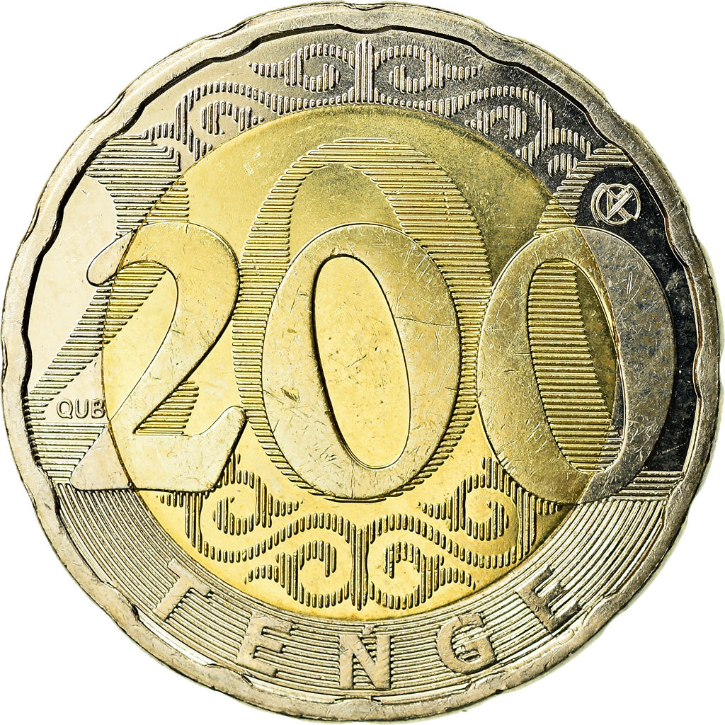 Coin, Kazakhstan, 200 Tenge, 2020, Kazakhstan Mint, MS(63), Bi-Metallic