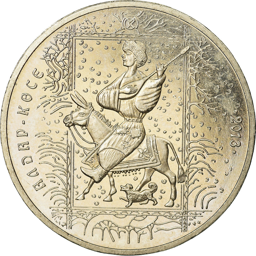 Coin, Kazakhstan, Aldar Kose, 50 Tenge, 2013, Kazakhstan Mint, MS(63)