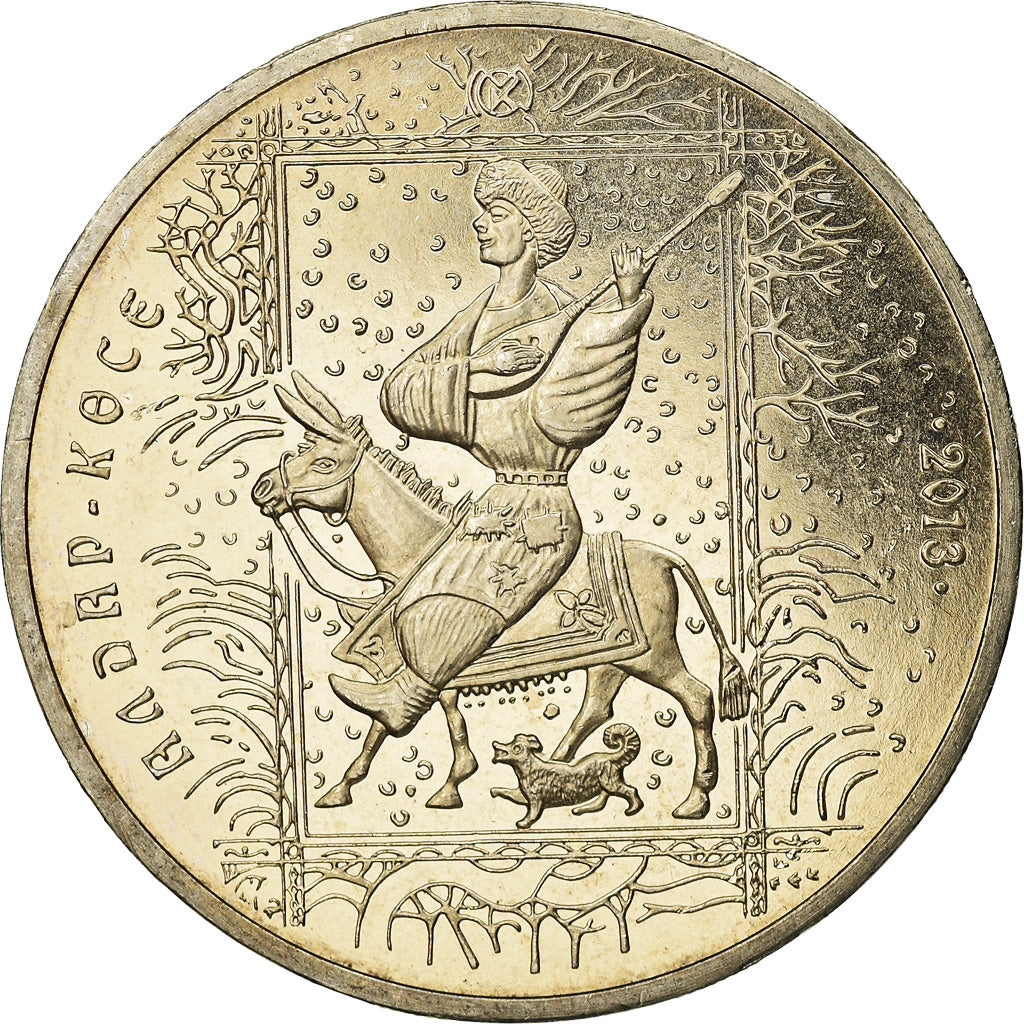 Coin, Kazakhstan, Aldar Kose, 50 Tenge, 2013, Kazakhstan Mint, MS(63)