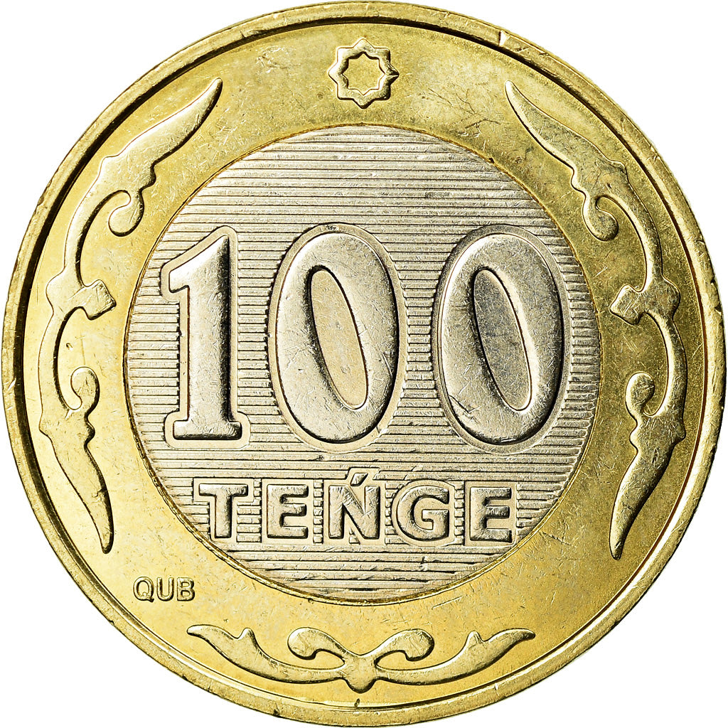 Coin, Kazakhstan, 100 Tenge, 2019, Kazakhstan Mint, MS(63), Bi-Metallic
