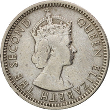 MALAYA & BRITISH BORNEO, 10 Cents, 1956, AU(50-53), Copper-nickel, KM:2