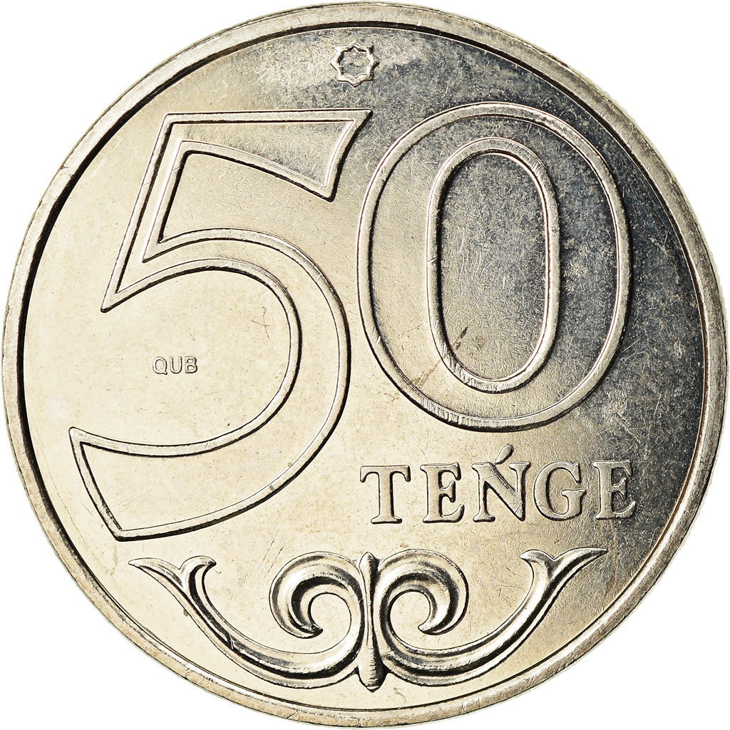 Moneta, Kazakistan, 50 Tenge, 2019, Kazakhstan Mint, SPL, Nichel-ottone