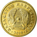 Coin, Kazakhstan, Tenge, 2019, Kazakhstan Mint, MS(63), Brass plated steel