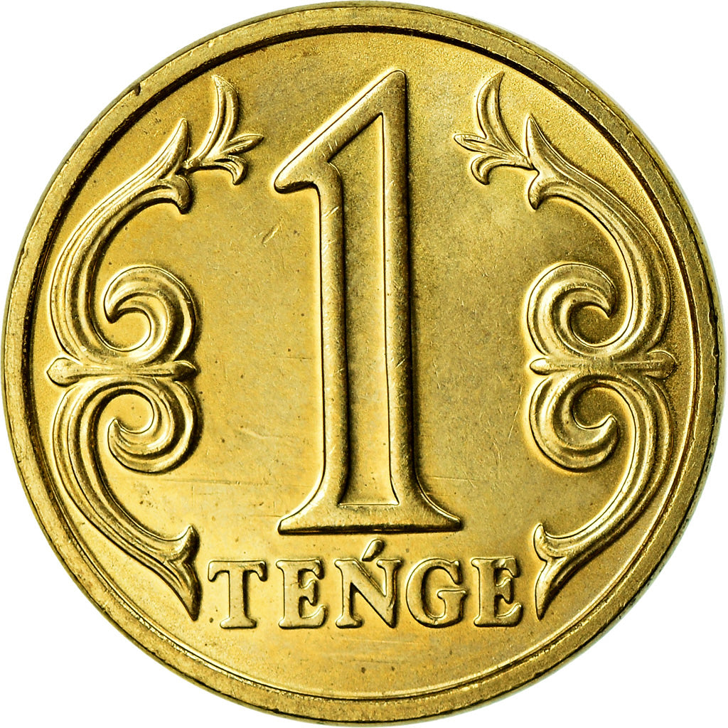 Coin, Kazakhstan, Tenge, 2019, Kazakhstan Mint, MS(63), Brass plated steel