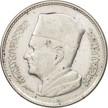 Marocco, Mohammed V, Dirham, 1960, Paris, BB+, Argento, KM:55