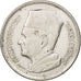 Marocco, Mohammed V, Dirham, 1960, Paris, BB+, Argento, KM:55