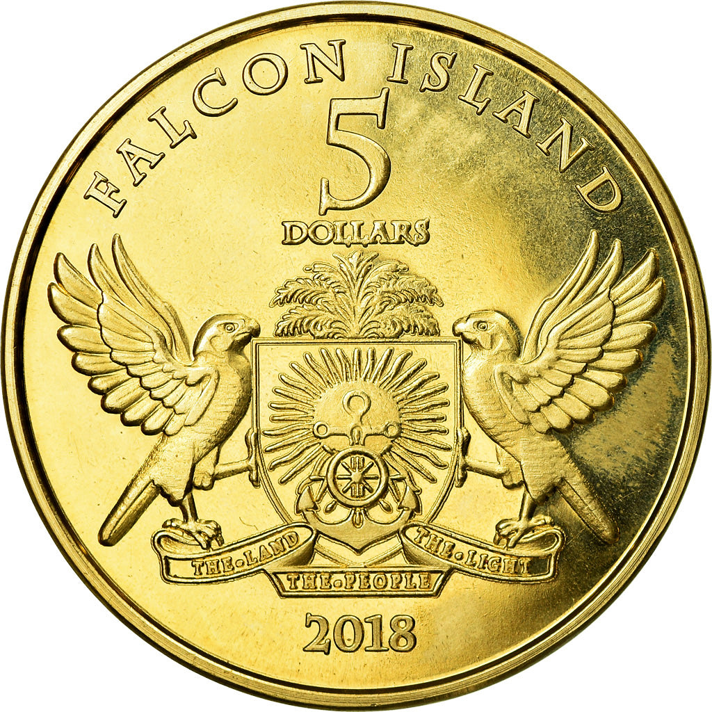 Coin, Australia, 5 Dollars, 2018, Falcon Islands - Balbuzard pêcheur