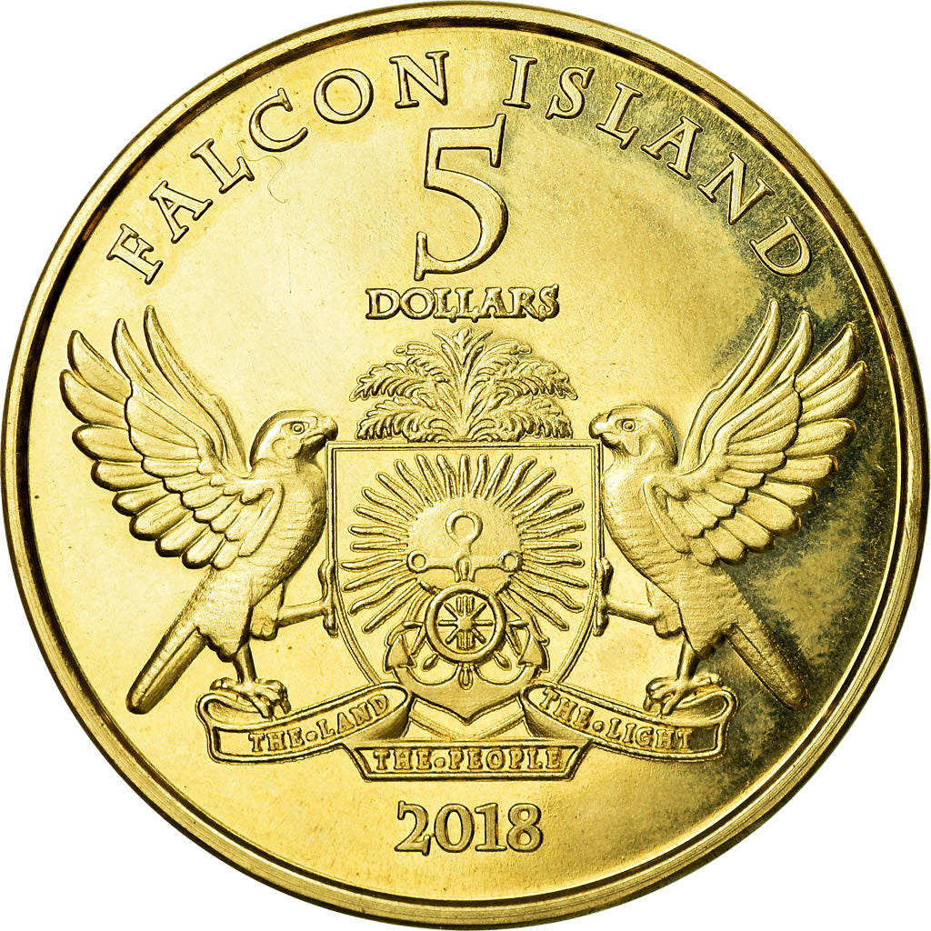 Coin, Australia, 5 Dollars, 2018, Falcon Islands - Balbuzard pêcheur