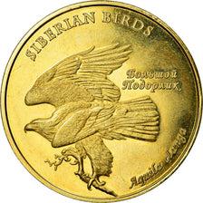 Coin, Australia, 5 Dollars, 2018, Falcon Islands - Aigle criard, MS(63), Brass