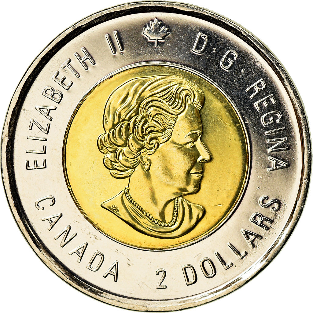 Coin, Canada, 2 Dollars, 2017, Royal Canadian Mint, Vimy, MS(63), Bi-Metallic