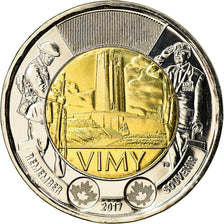 Monnaie, Canada, 2 Dollars, 2017, Royal Canadian Mint, Vimy, SPL, Bi-Metallic