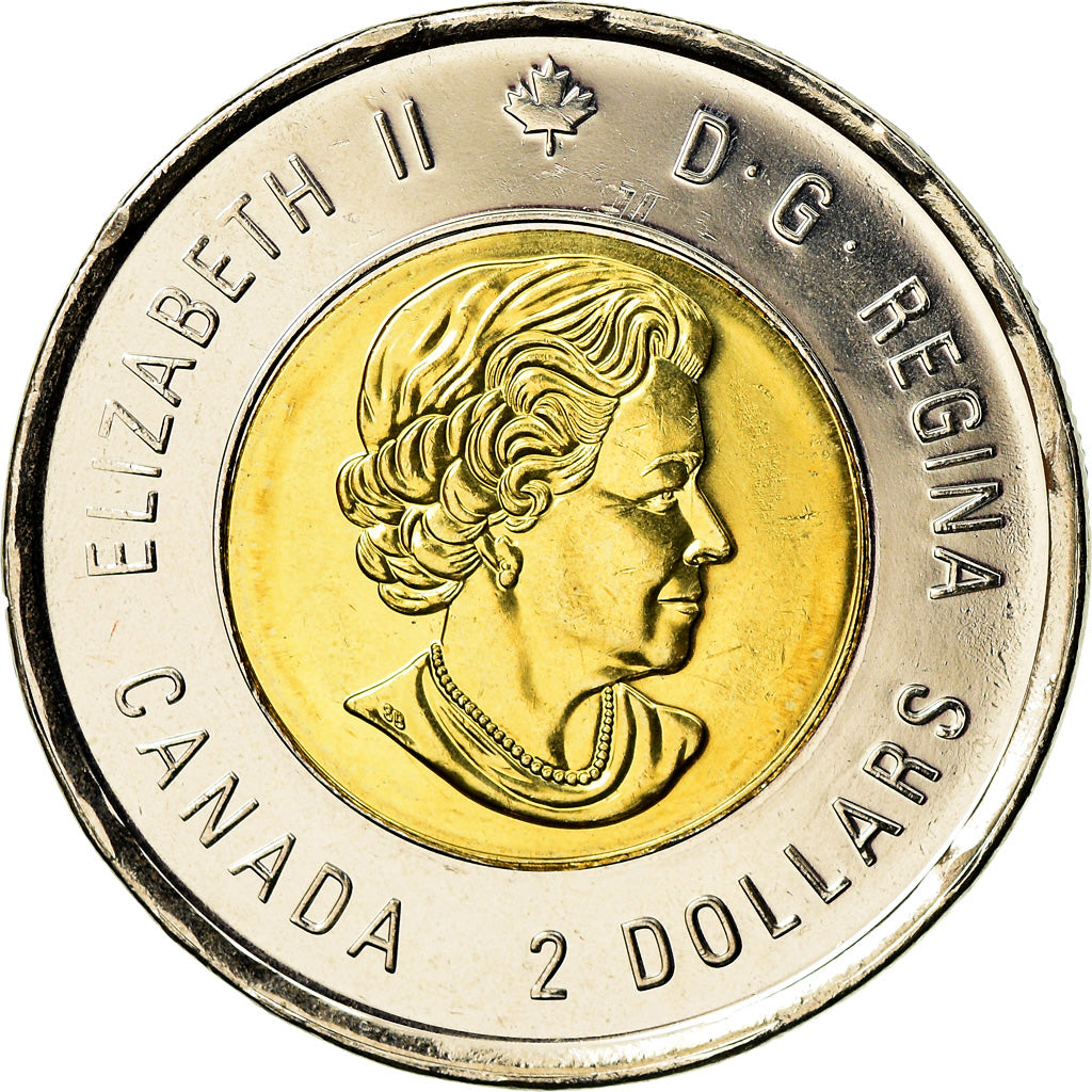 Coin, Canada, 2 Dollars, 2014, Royal Canadian Mint, Wait for me, Daddy, MS(63)