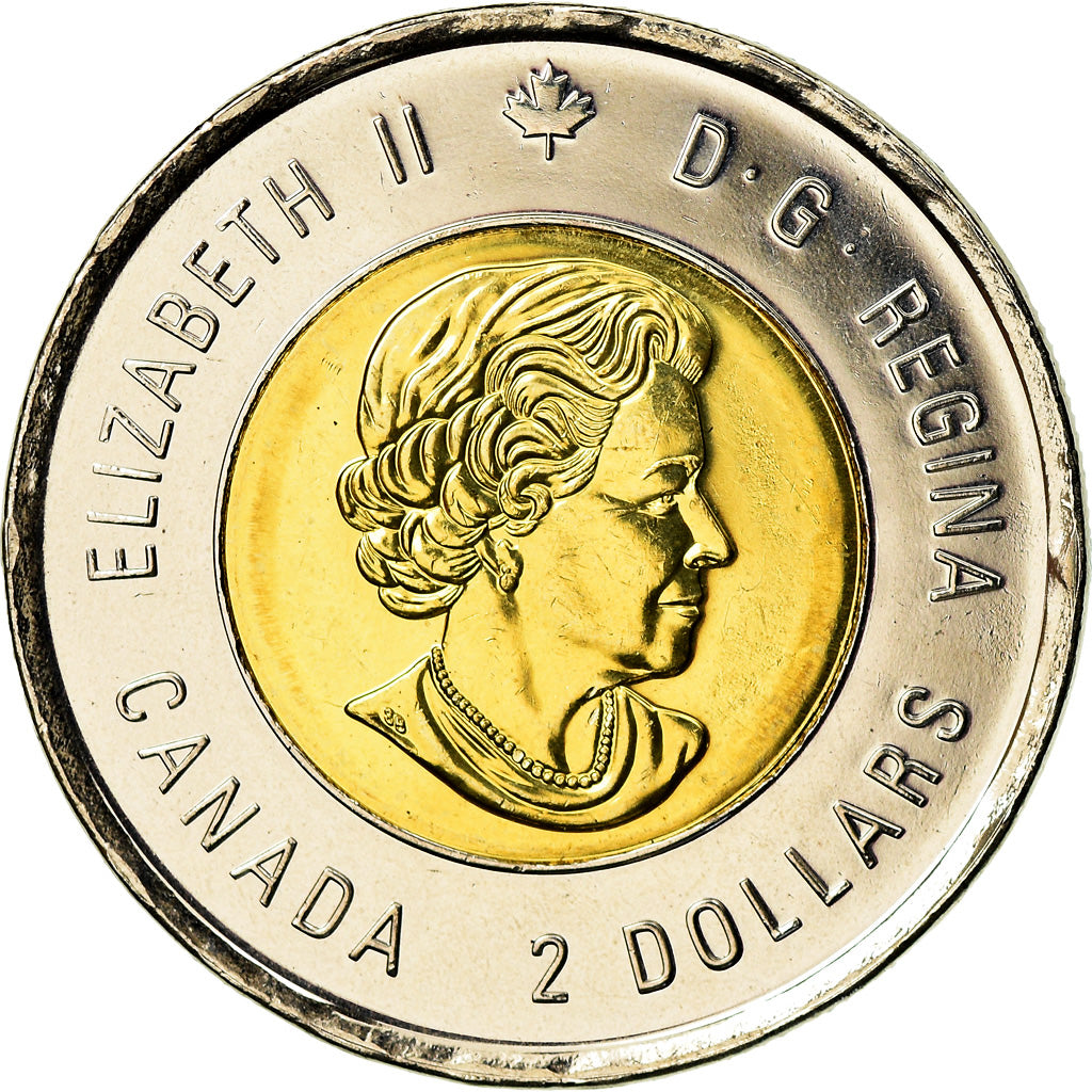 Moneta, Canada, 2 Dollars, 2014, Royal Canadian Mint, Wait for me, Daddy, SPL