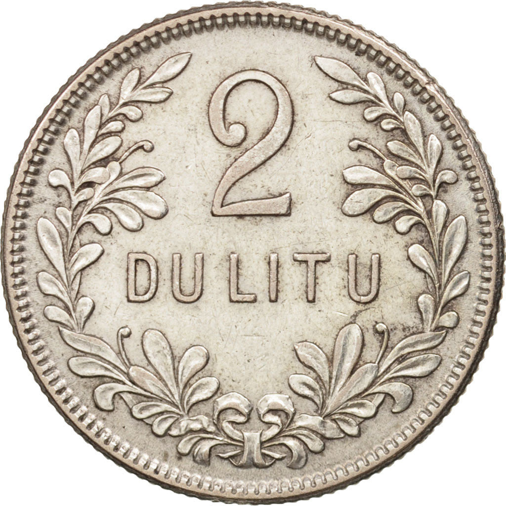 Lithuania, 2 Litu, 1925, King's Norton, AU(50-53), Silver, KM:77