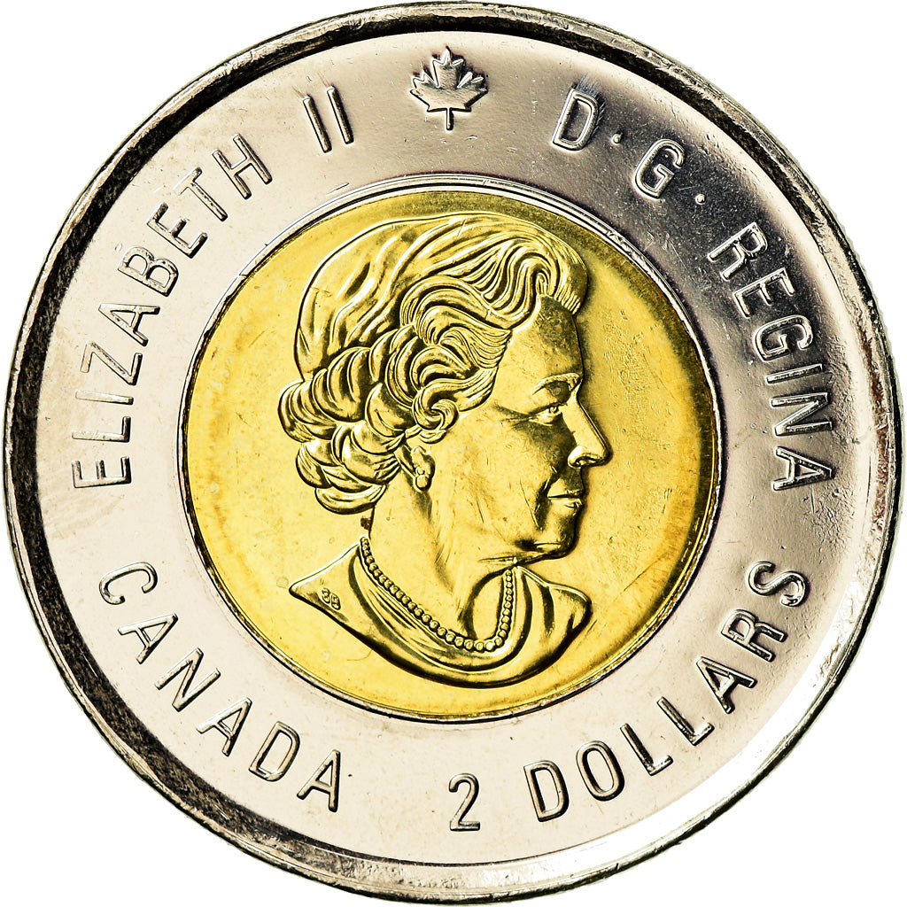 Moneta, Canada, 2 Dollars, 2014, Royal Canadian Mint, Wait for me, Daddy, SPL