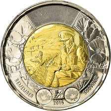 Coin, Canada, 2 Dollars, 2015, Royal Canadian Mint, Au champ d'honneur, MS(63)