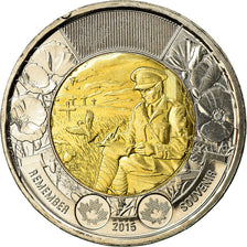 Coin, Canada, 2 Dollars, 2015, Royal Canadian Mint, Au champ d'honneur, MS(63)