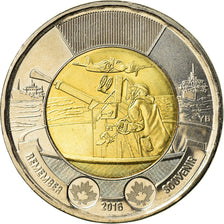 Coin, Canada, 2 Dollars, 2016, Royal Canadian Mint, Bataille de l'Atlantique