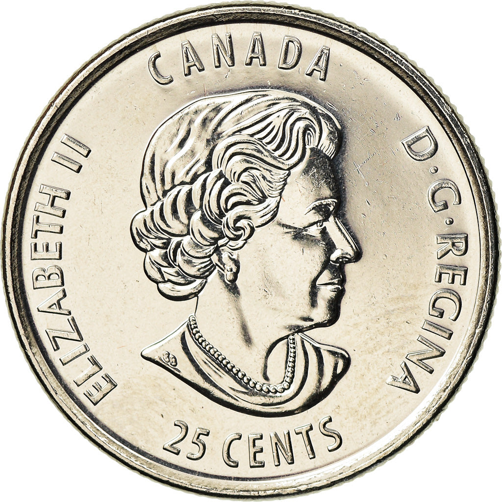 Coin, Canada, 25 Cents, 2017, Royal Canadian Mint, The Stanley cup, MS(63)
