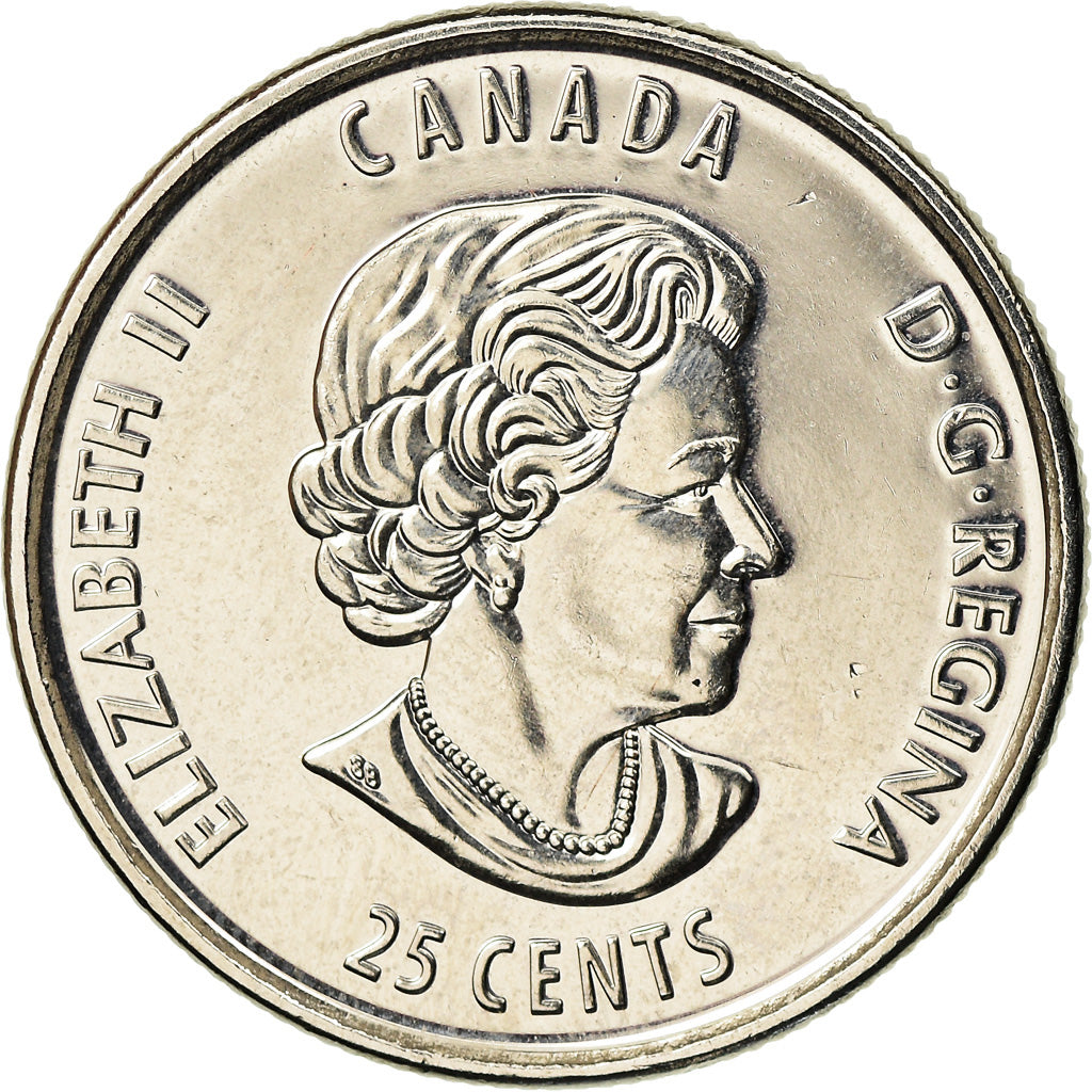 Coin, Canada, 25 Cents, 2017, Royal Canadian Mint, The Stanley cup, MS(63)