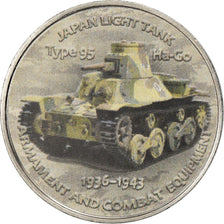 Coin, Zimbabwe, Shilling, 2017, Japan light tank - Type 95 Ha-Go, MS(63), Nickel