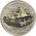 Coin, Zimbabwe, Shilling, 2017, Japan light tank - Type 95 Ha-Go, MS(63), Nickel