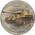 Coin, Zimbabwe, Shilling, 2017, German tank - Panther V, MS(63), Nickel plated