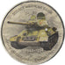 Coin, Zimbabwe, Shilling, 2017, Soviet tank - T34/85, MS(63), Nickel plated