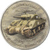 Coin, Zimbabwe, Shilling, 2017, U.S tank - M4 Sherman, MS(63), Nickel plated