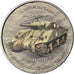 Coin, Zimbabwe, Shilling, 2017, U.S tank - M4 Sherman, MS(63), Nickel plated