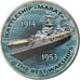 Coin, Zimbabwe, Shilling, 2017, Warship -  Battleship Marat, MS(63), Nickel