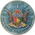 Coin, Zimbabwe, Shilling, 2017, Warship -  Aircraft Carrier Nimitz, MS(63)