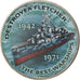 Coin, Zimbabwe, Shilling, 2017, Warship - Destroyer Fletcher, MS(63), Nickel