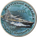 Coin, Zimbabwe, Shilling, 2017, Warship -  Battleship Bismarck, MS(63), Nickel