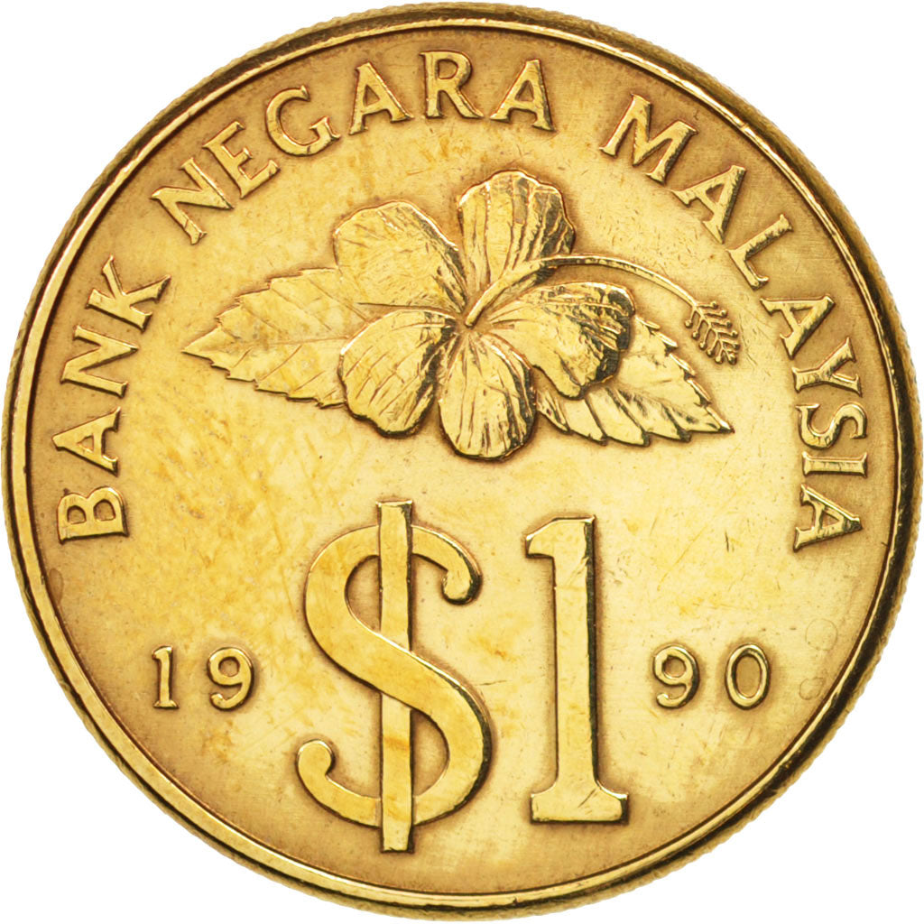 Malesia, Ringgit, 1990, SPL-, Alluminio-bronzo, KM:54