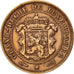 Coin, Luxembourg, William III, 2-1/2 Centimes, 1908, Utrecht, AU(55-58), Bronze