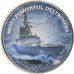 Coin, Zimbabwe, Shilling, 2018, Warship -  Destroyer Hobart, MS(63), Nickel