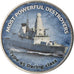 Coin, Zimbabwe, Shilling, 2018, Warship -  Destroyer type 45, MS(63), Nickel