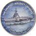 Coin, Zimbabwe, Shilling, 2019, Warship -  Porte-avions Sao Paulo, MS(63)