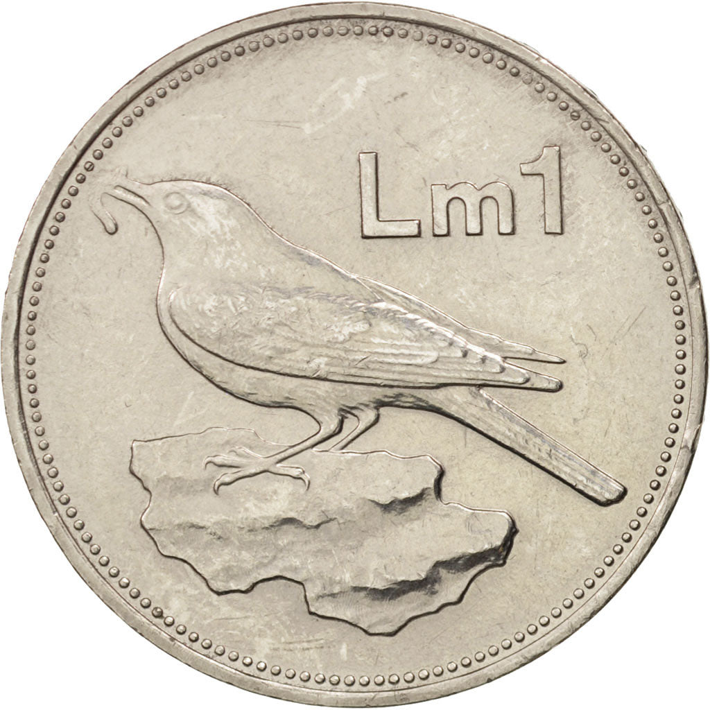 Malta, Lira, 1991, EF(40-45), Nickel, KM:99