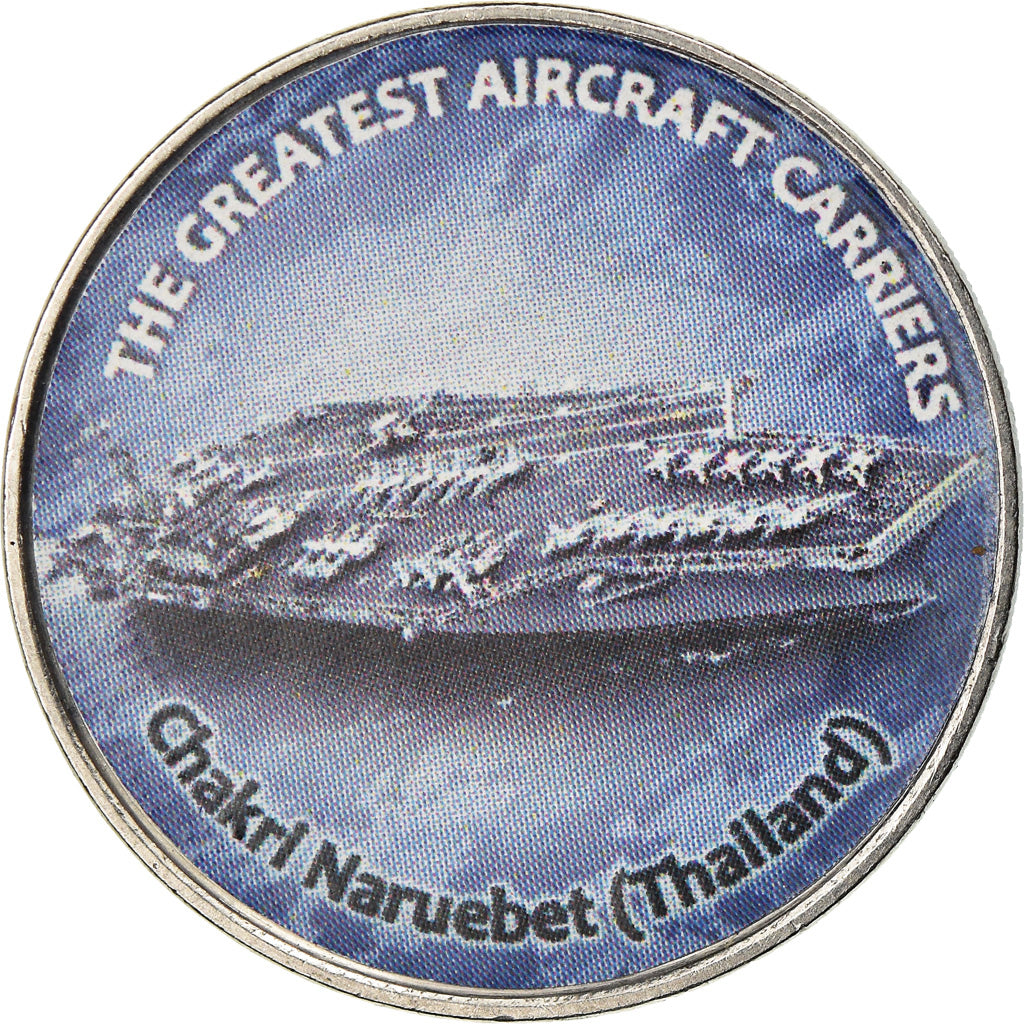 Münze, Simbabwe, Shilling, 2019, Warship -  Porte-avions Chakri Naruebet, UNZ