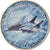 Munten, Zimbabwe, Shilling, 2019, Fighter jet - Tomcat, UNC-, Nickel plated