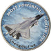 Coin, Zimbabwe, Shilling, 2019, Fighter jet - Chengdu, MS(63), Nickel plated