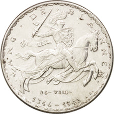 Luxembourg, Charlotte, 20 Francs, 1946, AU(50-53), Silver, KM:47
