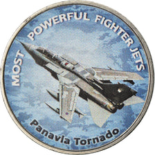 Moneta, Zimbabwe, Shilling, 2019, Fighter jet - Panavia Tornado, SPL, Acciaio