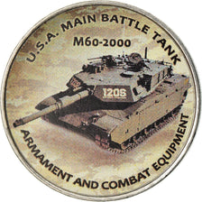 Coin, Zimbabwe, Shilling, 2019, Tanks - M60-2000, MS(63), Nickel plated steel