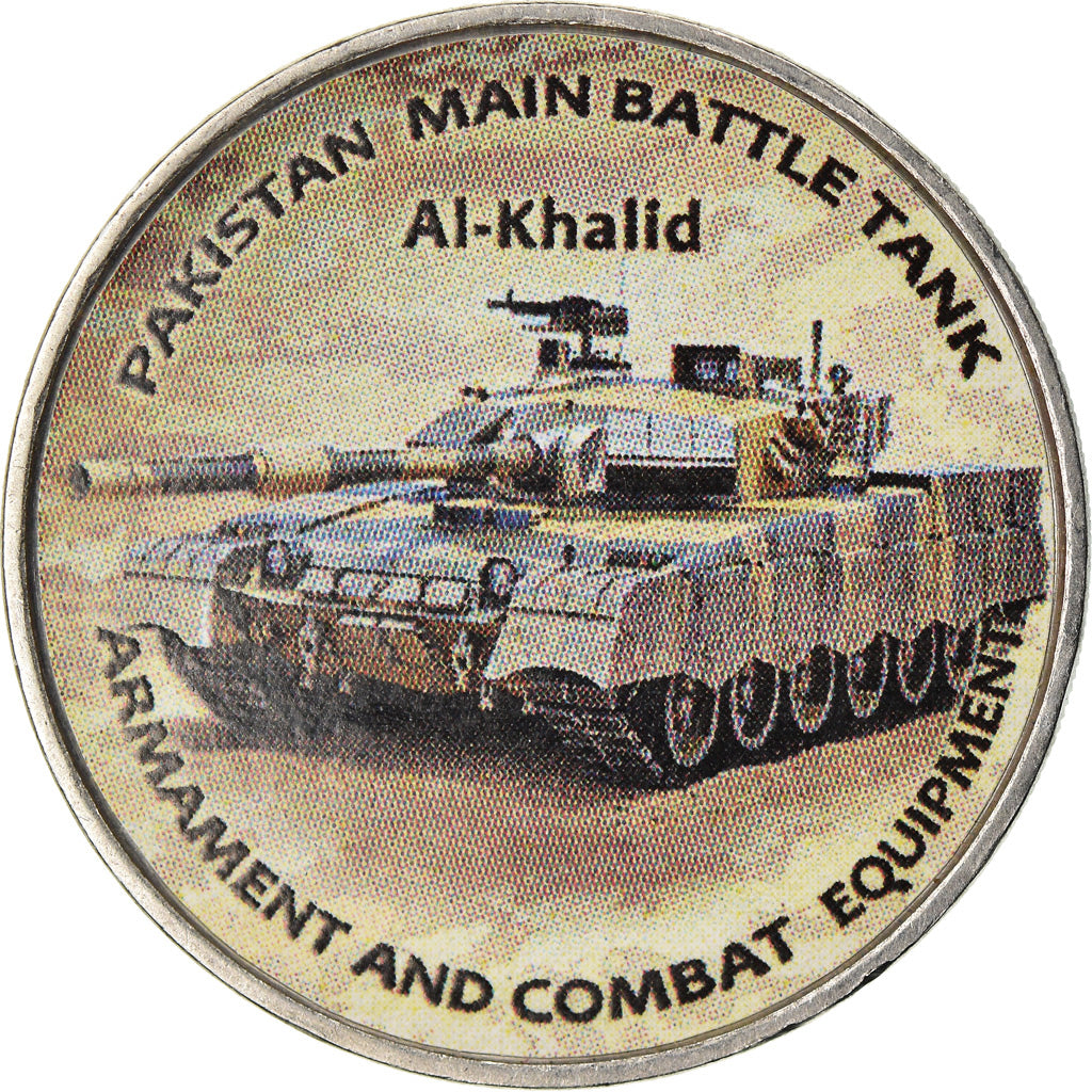 Monnaie, Zimbabwe, Shilling, 2019, Tanks - Al-Khalid, SPL, Nickel plated steel