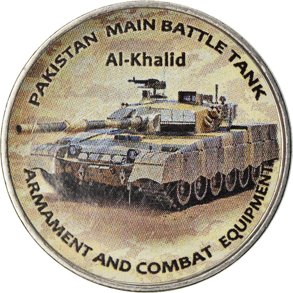 Monnaie, Zimbabwe, Shilling, 2019, Tanks - Al-Khalid, SPL, Nickel plated steel