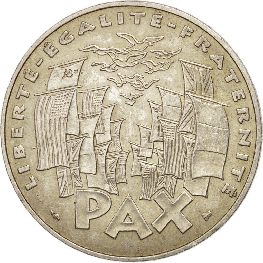 France, 8 mai 1945, 100 Francs, 1995, AU(50-53), Silver, KM:1116.2, Gadoury:952